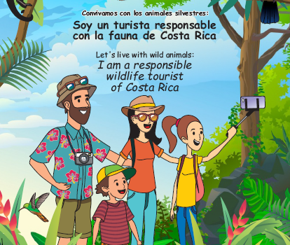 Soy un turista responsable con la fauna de Costa Rica