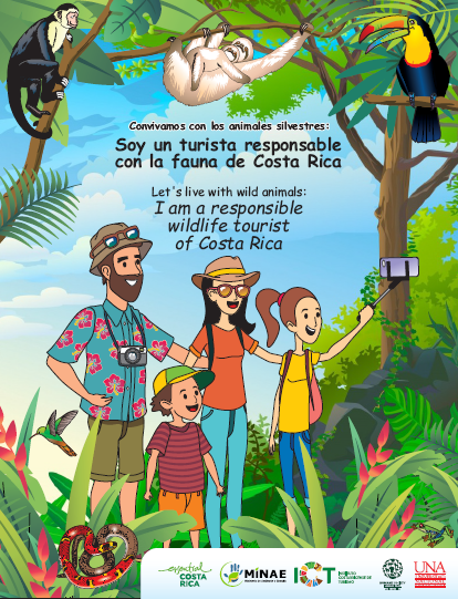 Soy un turista responsable con la fauna de Costa Rica